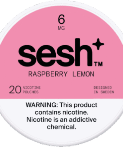 SESH Raspberry Lemon 6MG Lemon, Raspberry