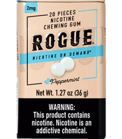Rogue Peppermint 2mg Nicotine Gum