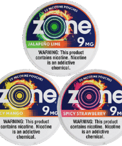 ZONE Spicy Mixpack 9mg Chili, Lime, Mango, Strawberry